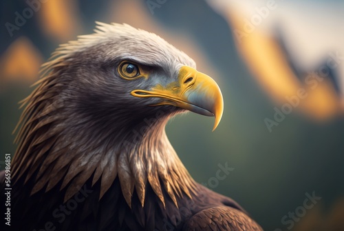 Bald eagle. Generative AI