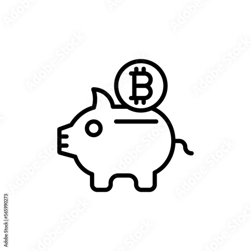 Deposit icon in vector. Logotype