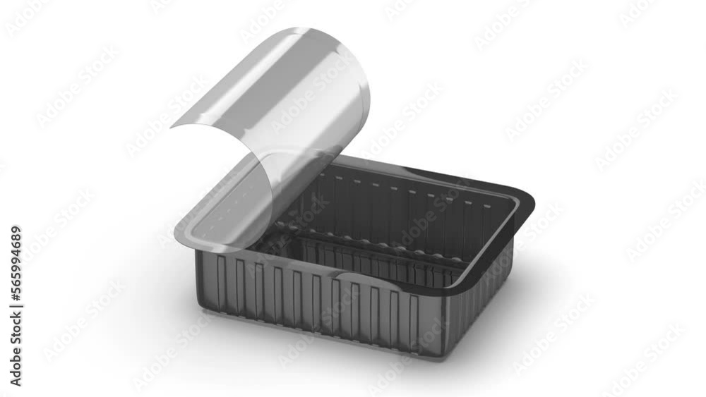 Empty plastic container for meat, fruits, vegetables and other products Empty plastic container for meat, fruits, vegetables and other products