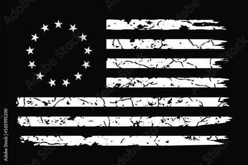 13-Star Betsy Ross Flag Design