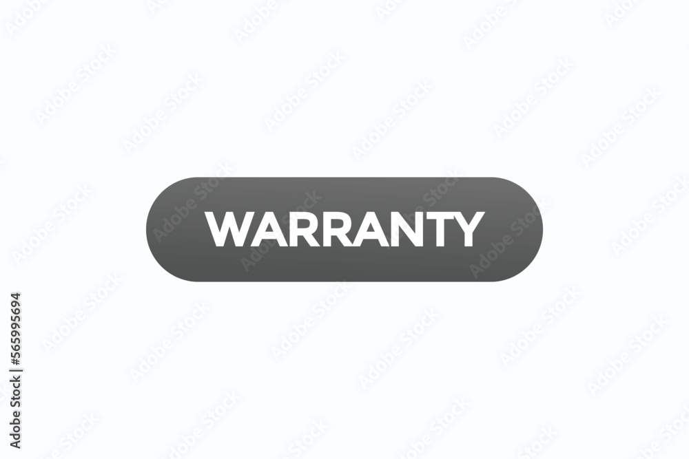 warranty button vectors.sign label speech bubble warranty
