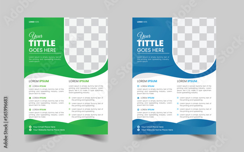 The Best Medical Flyer Template Design. Abstract vector layout background set. Flyer Layout with organic poster flyer pamphlet brochure cover design layout space for photo background,