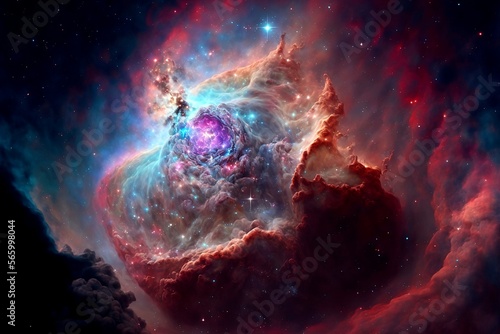 The universe is full of wonder  as seen in this stunning image of a nebula in space