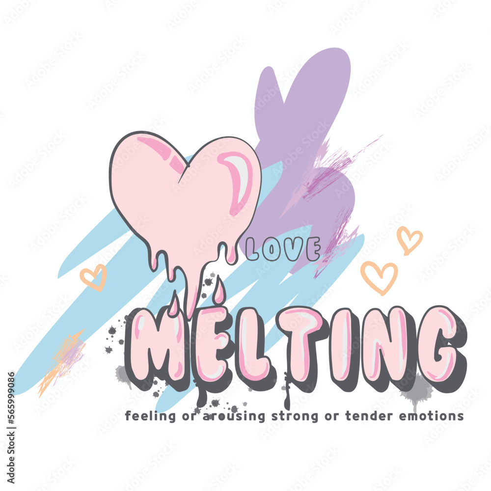 positive text with heart positive text with heart