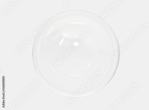 3d white light texture of reflection on rough bubble isolated on white background. Abstract bubble glossy 3d geometric shape object illustration render with clipping path.