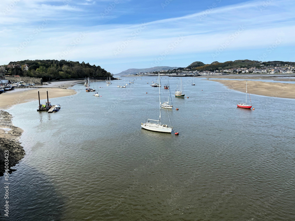 A view of Conwy Harbour
