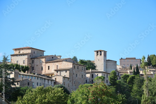 Fototapeta Naklejka Na Ścianę i Meble -  View to Spello, Umbria Italy