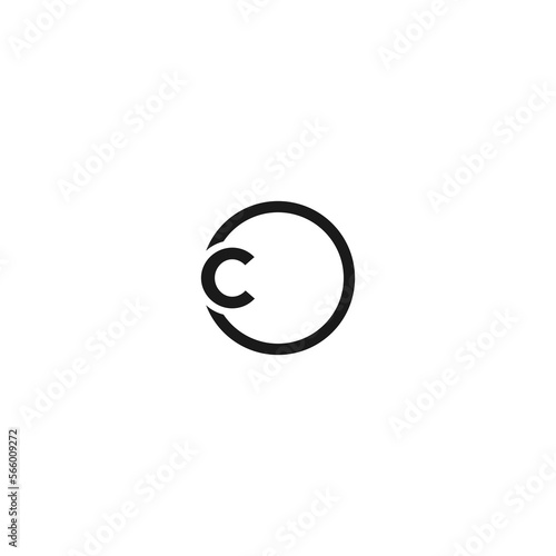 letter c logo vector 
