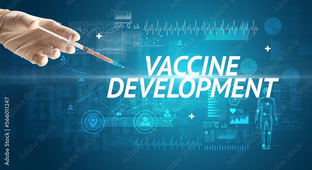 Syringe needle with virus vaccine Syringe needle with virus vaccine