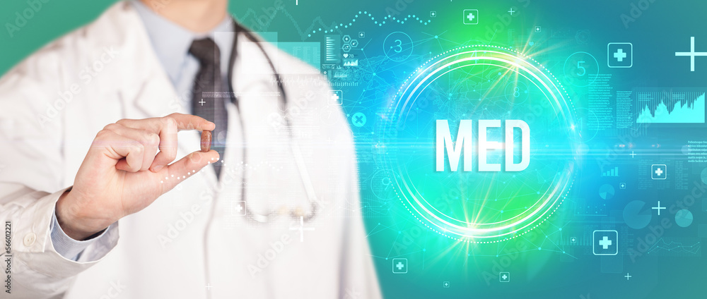 Close-up of a doctor giving you a pill Close-up of a doctor giving you a pill
