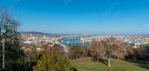 View over the Danube in Budapest with the Hungarian Parliament Building