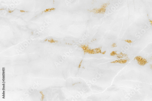 White and gold marble luxury wall texture with shine golden line pattern abstract background design for a cover book or wallpaper and banner website. 