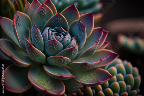 Exotic Succulent Plant in Soft Natural Light