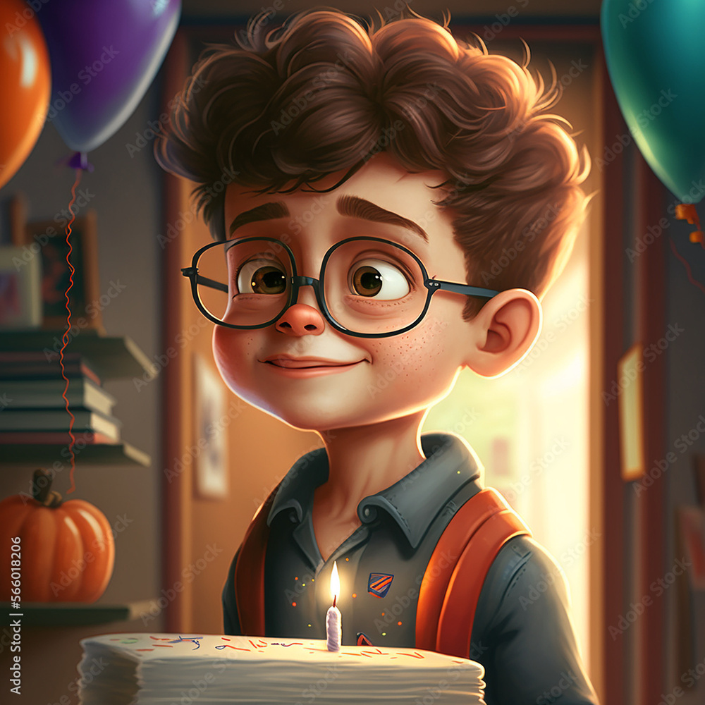 Artificial Ai Birthday Invitation Card Illustration Stock Illustration artificial-ai-birthday-invitation-card-illustration-stock-illustration