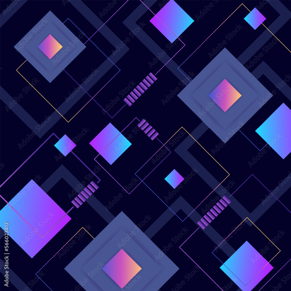 Modern abstract background with halftone elements composed of geometric shapes and lines Modern abstract background with halftone elements composed of geometric shapes and lines