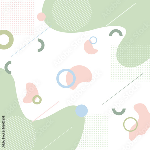 Modern abstract background with halftone elements composed of geometric shapes and lines
