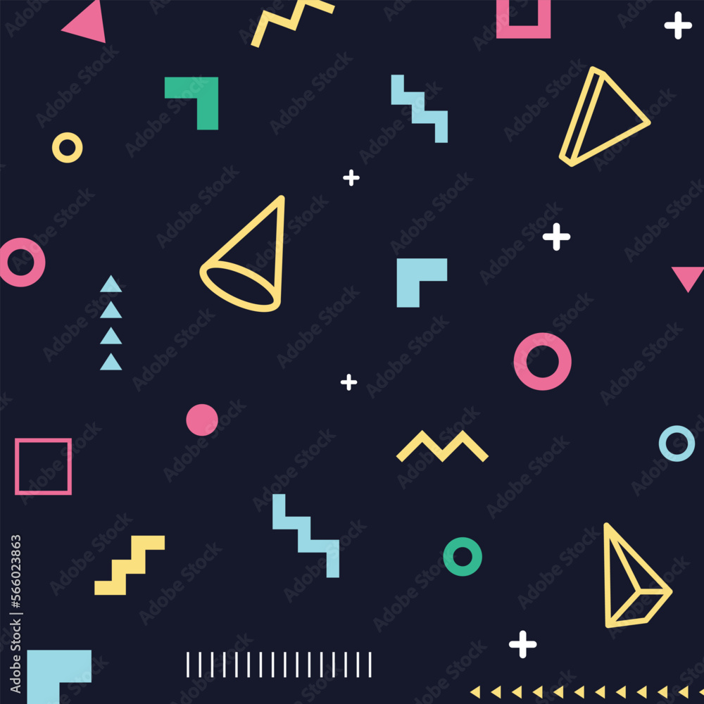 Modern abstract background with halftone elements composed of geometric shapes and lines