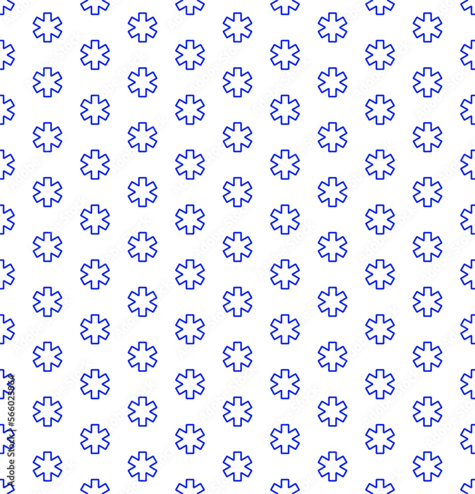 Star of Life pattern Star of Life pattern