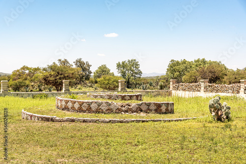 Ruinas de exhaciendas mineras en Mineral de Pozos, Guanajuato, México  photo