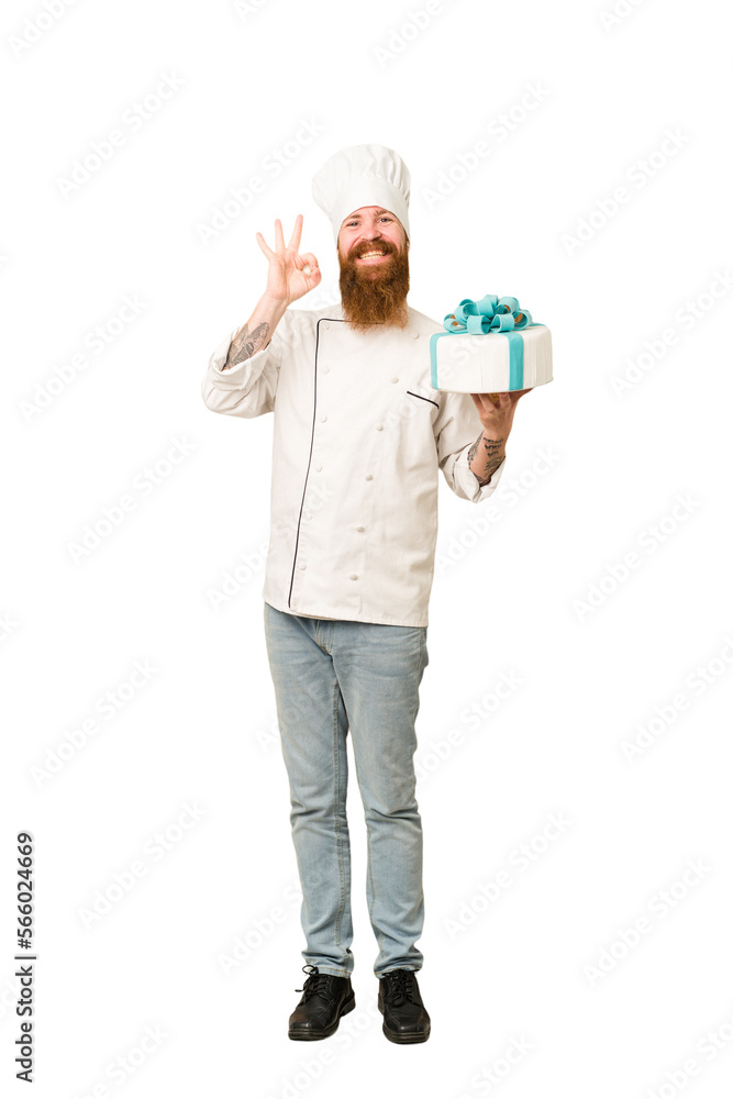 Cook man full body cut out isolated Cook man full body cut out isolated