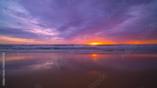 Wallpaper Mural Nature video Sunset over sea Tropical beach sea Andaman sea sunset sky At southern Thailand on 2022 Torontodigital.ca