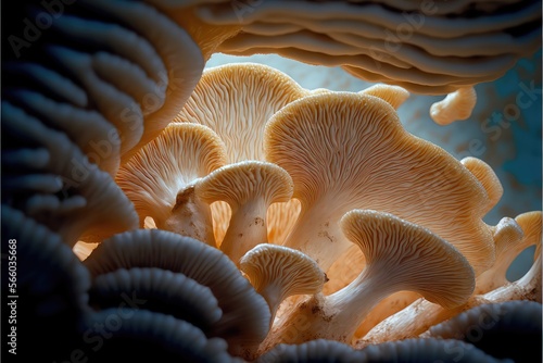 Mushrooms close-up
