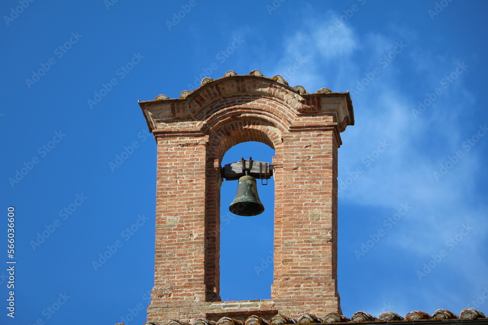 Bell in Montepulciano, Tuscany Italy