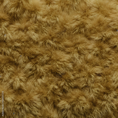 High-Resolution Yellow Sheepskin Fur Texture Background - Adding a Soft and Cozy Touch to Your Design Projects
