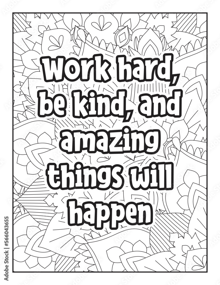 Motivational and inspirational quotes. Motivational quotes. Black and