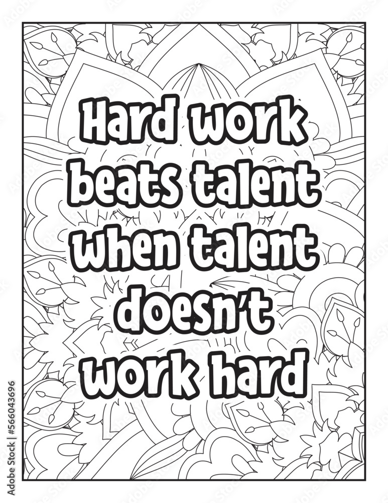 Motivational and inspirational quotes. Motivational quotes. Black and