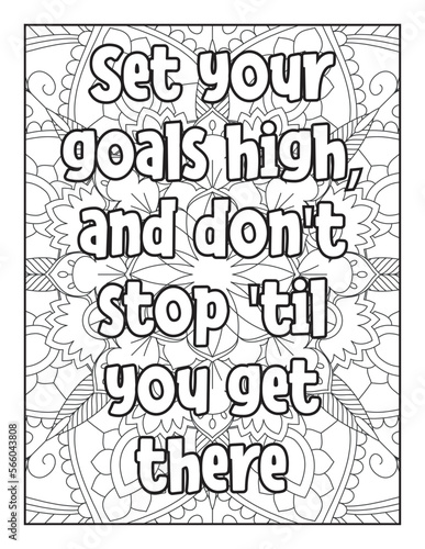 inspirational words coloring book pages design. motivational quotes coloring pages design. Quotes coloring page. Affirmative quotes coloring page. Positive quotes coloring page. Motivational Quotes.