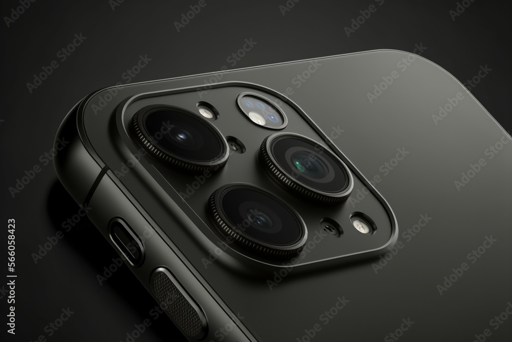 close up iphone made with Generative AI