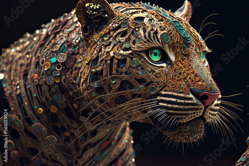 Jaguar - Environmental Animal - Generative AI