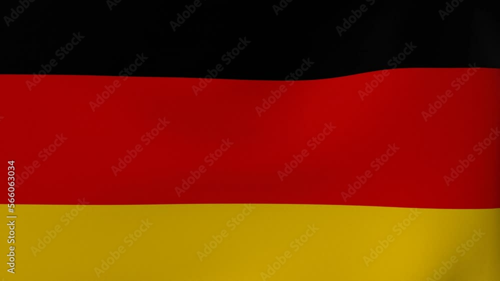 National Flag in the Wind - Looping Animation -Germany National Flag in the Wind - Looping Animation -Germany