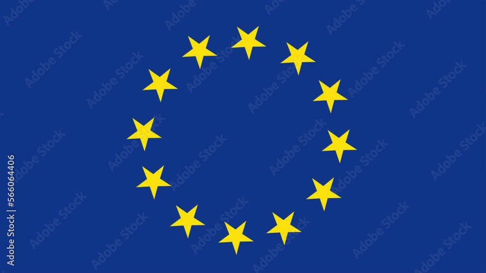 Flag European Union and Lithuania Flag European Union and Lithuania