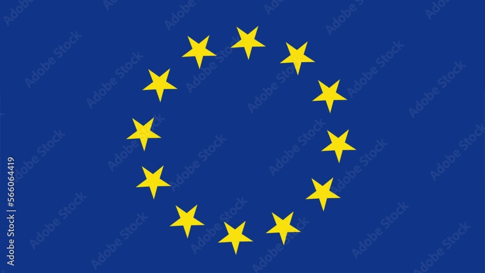 Flag European Union and Luxembourg Flag European Union and Luxembourg
