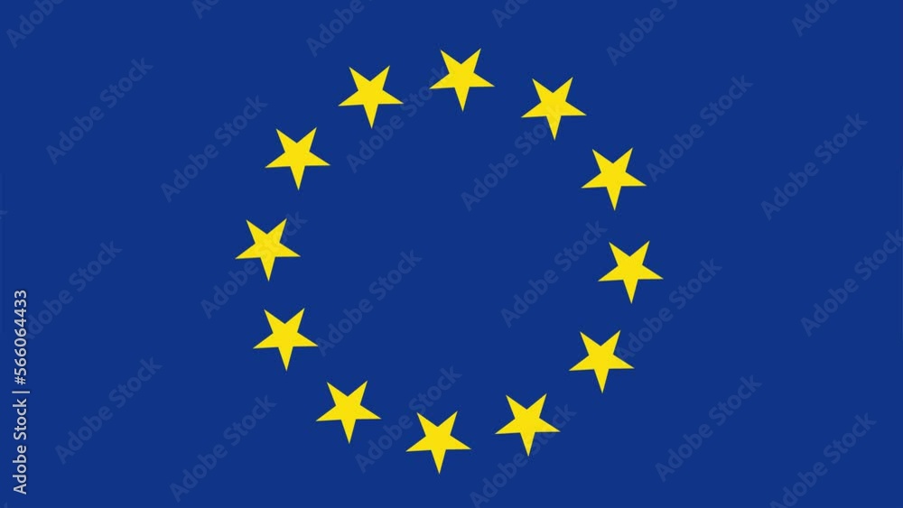 Flag European Union and Netherlands Flag European Union and Netherlands