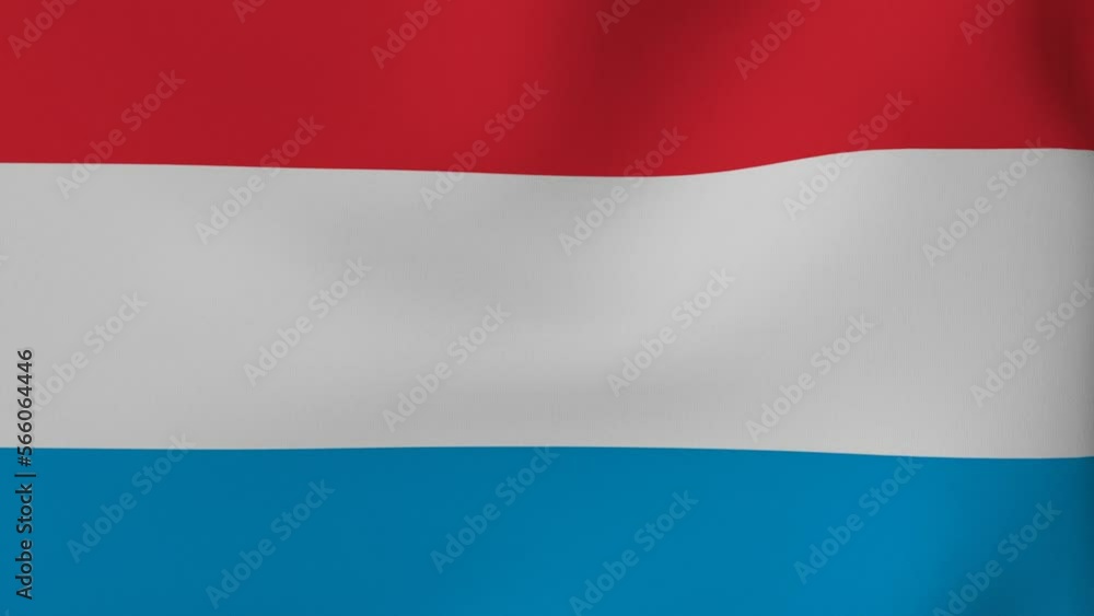 National Flag in the Wind - Looping Animation -Luxembourg National Flag in the Wind - Looping Animation -Luxembourg