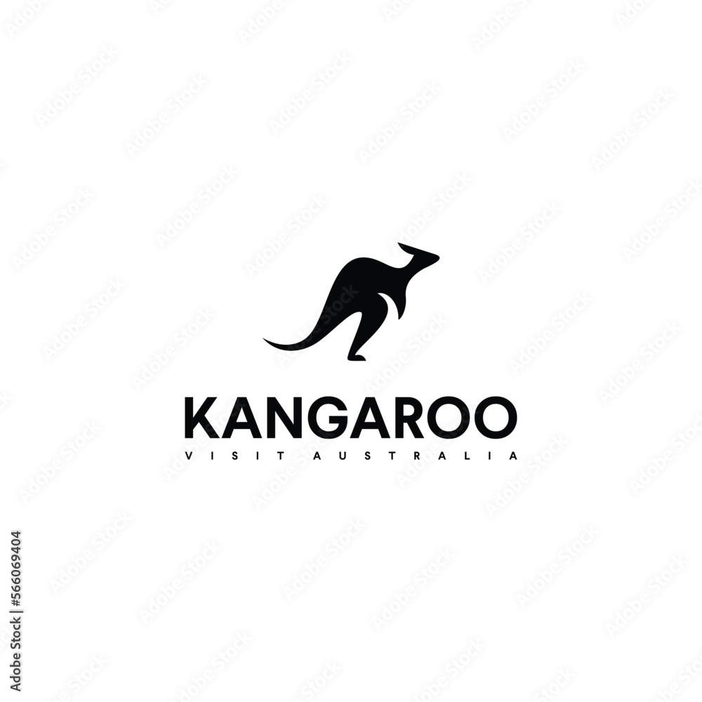 kangaroo silhouette logo icon design inspiration, australia country symbol
kangaroo silhouette logo icon design inspiration, australia country symbol