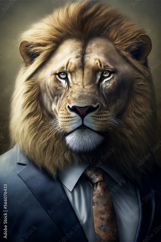 Business Lion