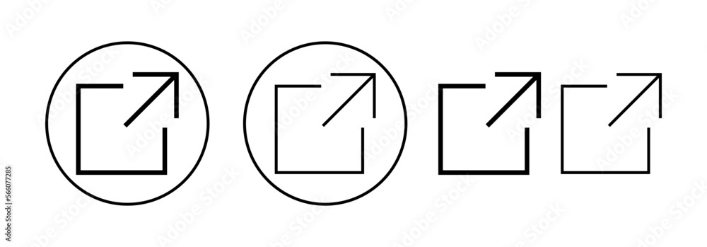 External link icon vector for web and mobile app. link sign and symbol. hyperlink symbol External link icon vector for web and mobile app. link sign and symbol. hyperlink symbol