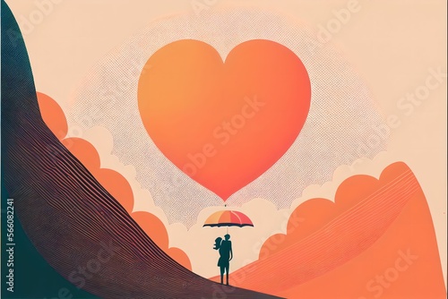 Heart in the cloud