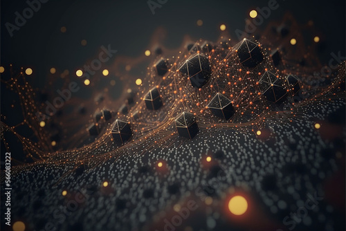 background with lots of lights