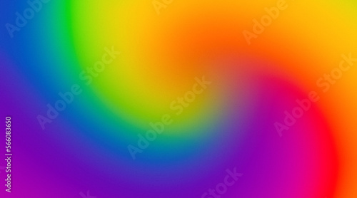 Принти на полотні Rainbow color gradient background, vibrant rainbow colours swirl for poster cove