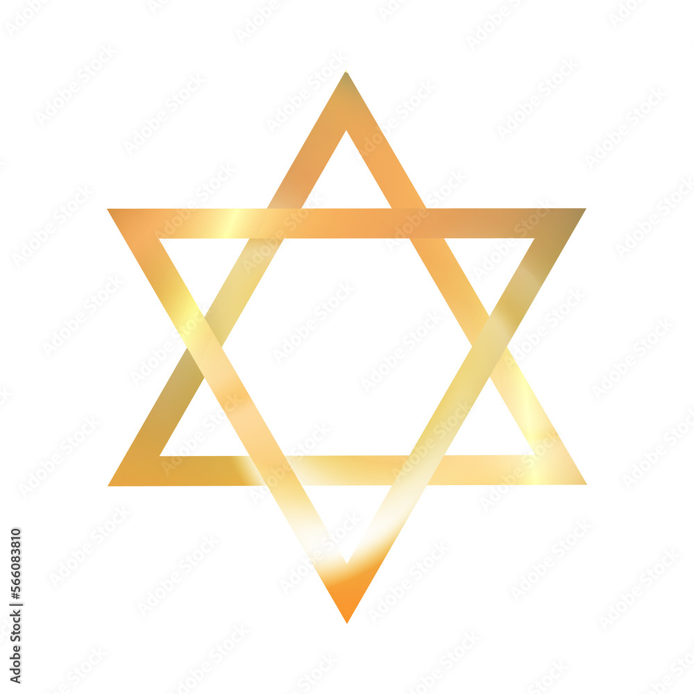 Golden David Star. Judaism religious symbol, gold star of David sign. Jewish culture metallic hexagram. Sacred geometry. Israel emblem. Png Golden David Star. Judaism religious symbol, gold star of David sign. Jewish culture metallic hexagram. Sacred geometry. Israel emblem. Png