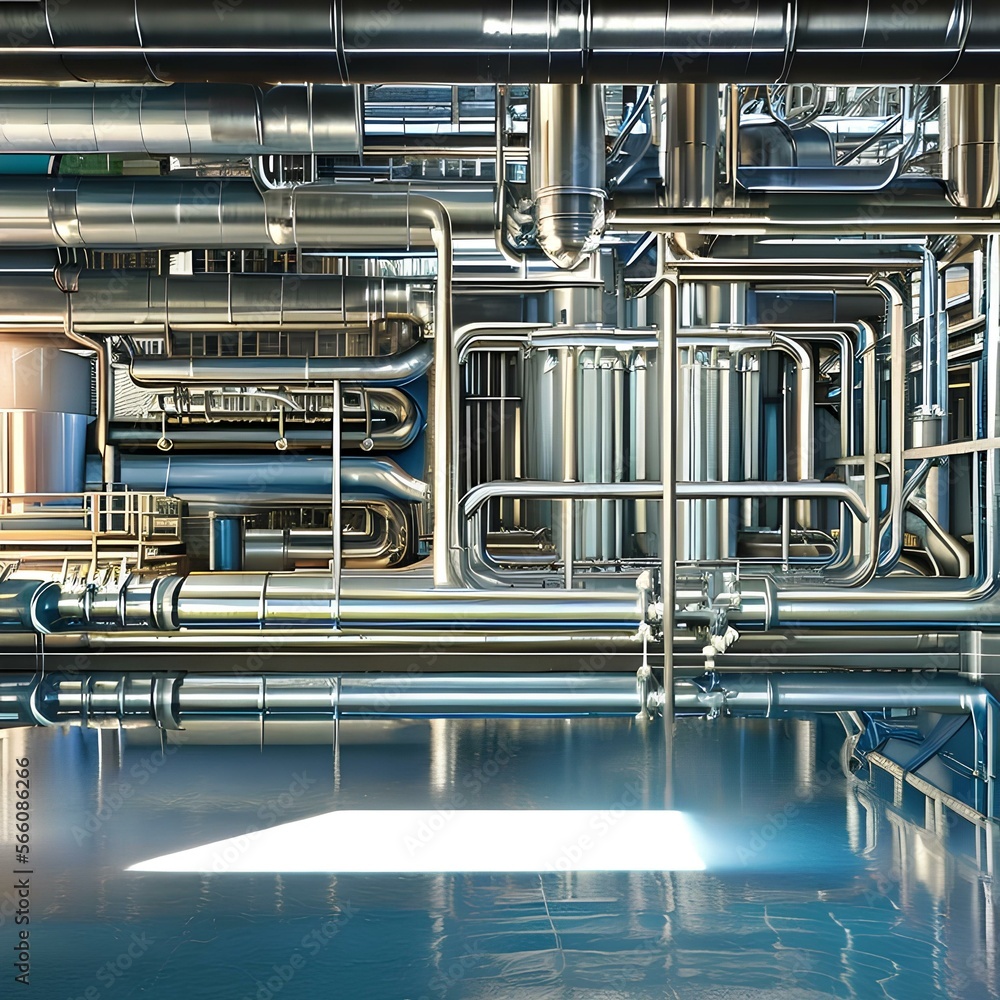 pipes tubes,  Generative AI
