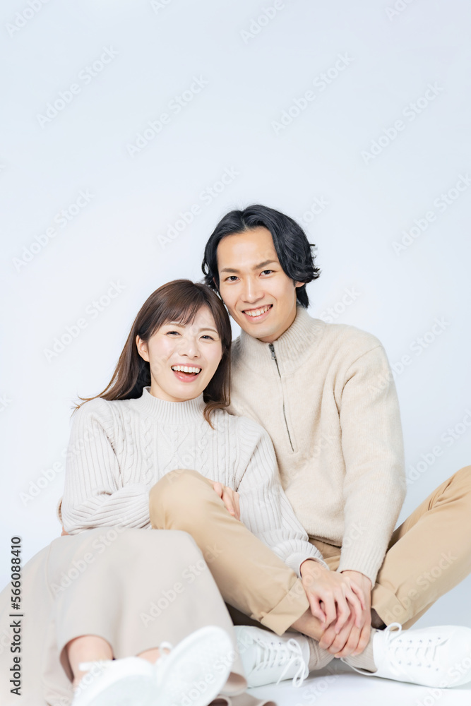 寄り添うカップル カップルフォト ペアルック 寄り添うカップル カップルフォト ペアルック