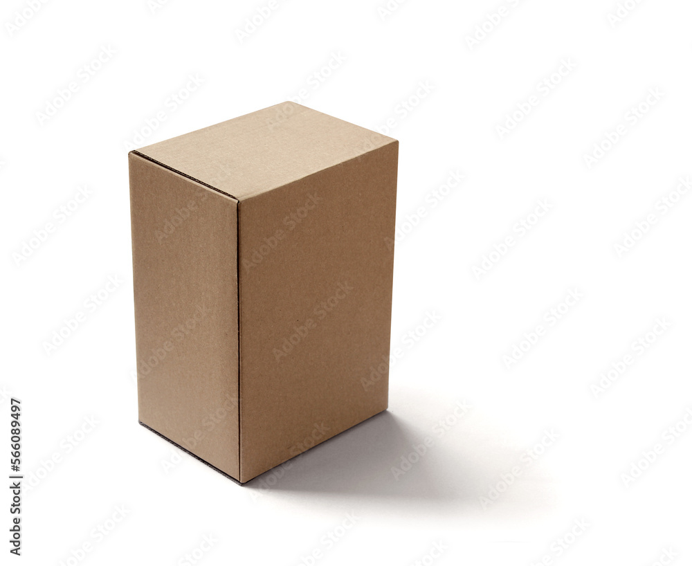 brown cardboard box isolated on a white background brown cardboard box isolated on a white background