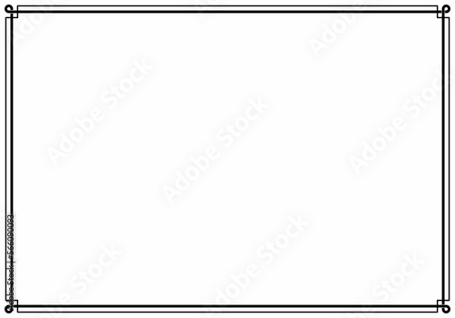 rectangular simple frame with copy space for your text or design