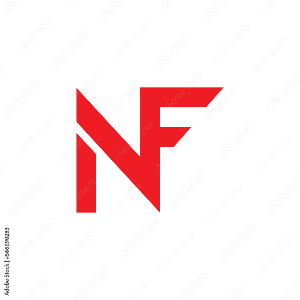 initial nf letter logo vector icon illustration initial nf letter logo vector icon illustration